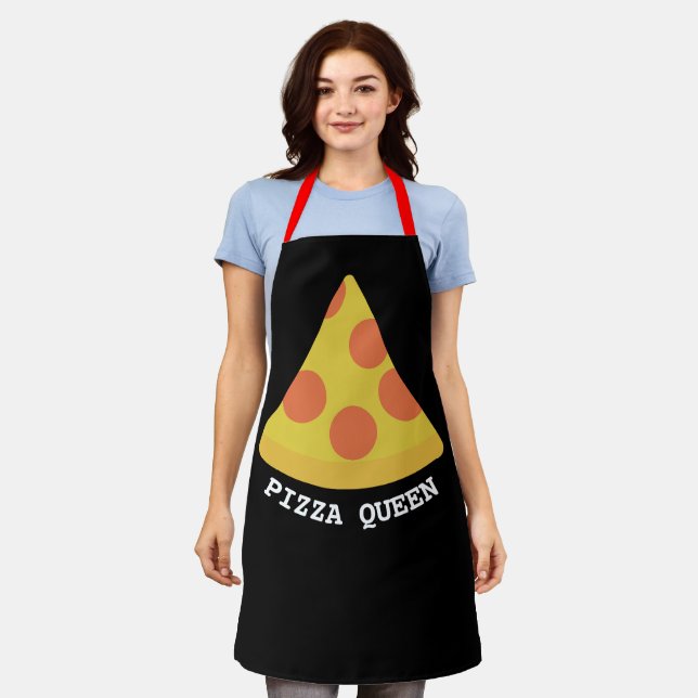 PIZZA QUEEN KITCHEN APRON (Worn)