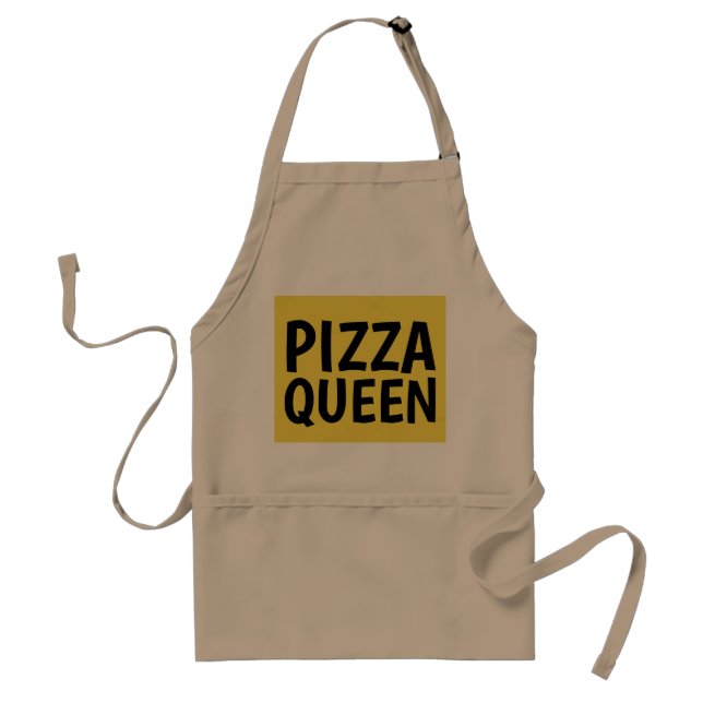 PIZZA QUEEN Kitchen Aprons (Front)
