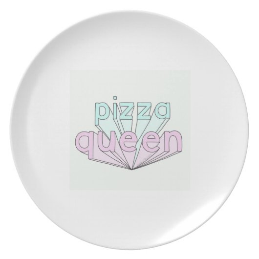 Pizza Queen Plate (Front)