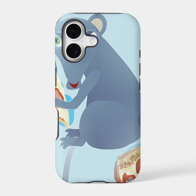 pizza rat iphone case (Back)
