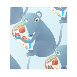 pizza rat notepad
