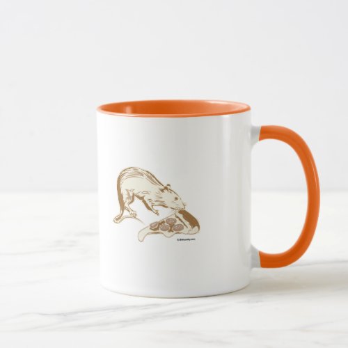 Pizza Rat Picture Mug