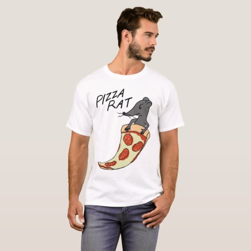 Pizza Rat T_shirt Funny Pizza Lover T_shirt