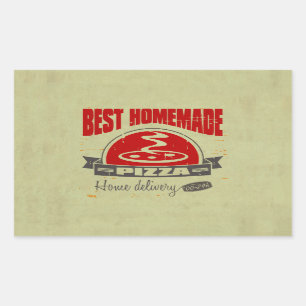 Pizza Rectangular Sticker