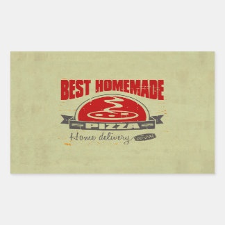 Pizza Rectangular Sticker