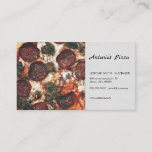 Pizza Restaurant Business Card