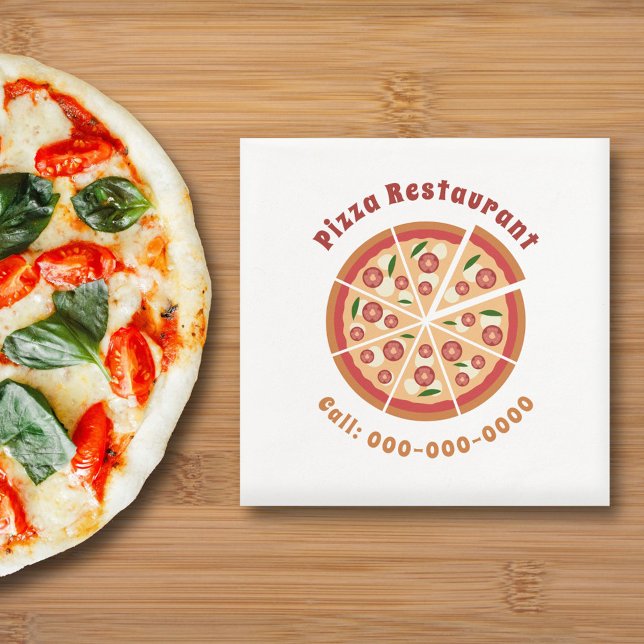 Pizza Restaurant Napkins (Pizza Napkin)