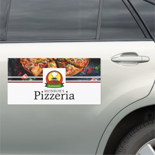 Pizza Restaurant Pizzeria Advertising Car Magnet
