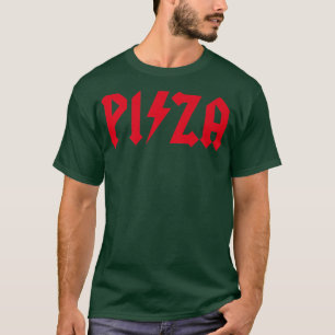 Pizza Rocks Funny Rock Music Pizzeria Hard Rock He T-Shirt