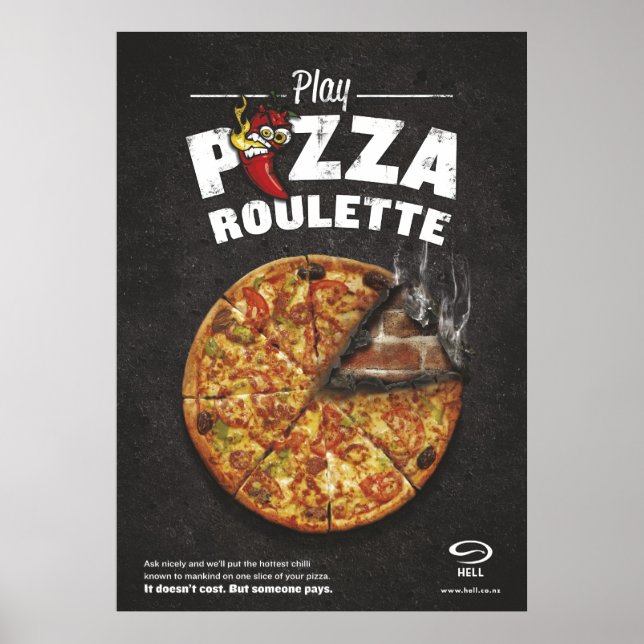 Pizza Roulette poster (Front)