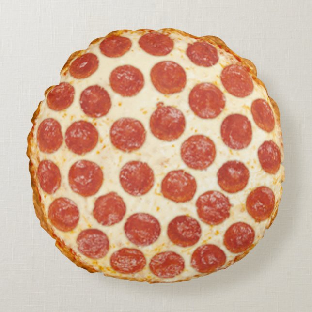 Pizza Round Pillow (Front)
