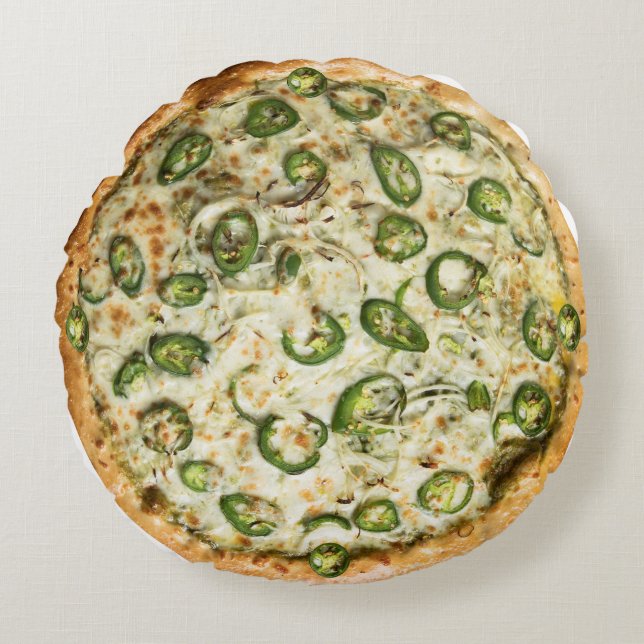 Pizza Round Pillow (Front)