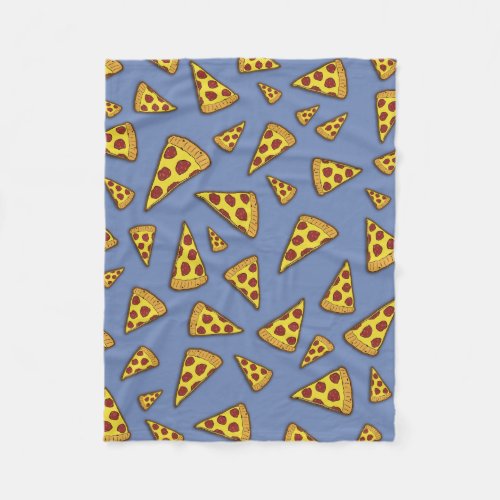 Pizza Rules Fleece Blanket