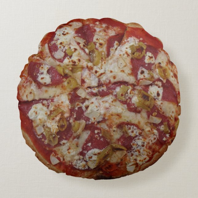 Pizza Rustica throw pillow (Front)