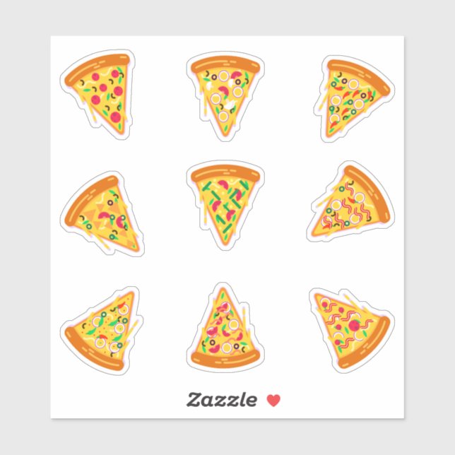 Pizza Set Pack: Delicious Deals & Bundles Sticker (Sheet)
