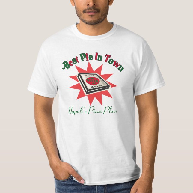 Pizza Shirt - Custom Pizza Delivery Shirt (Front)
