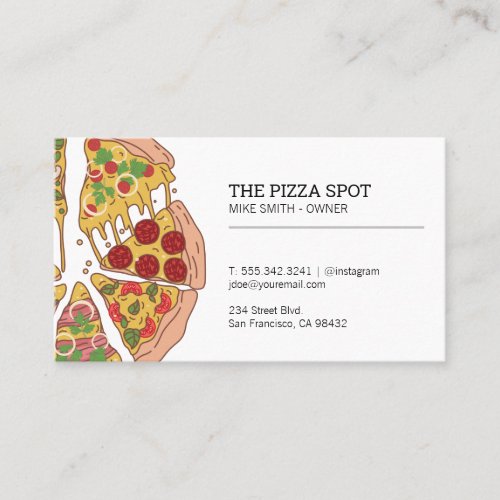 Pizza Shop Business Card