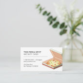 Pizza Shop | Pizza Box Business Card (Standing Front)