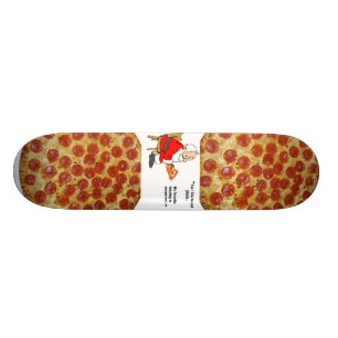 pizza skateboard deck