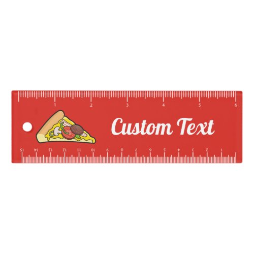 Pizza Slice 6 inch Ruler