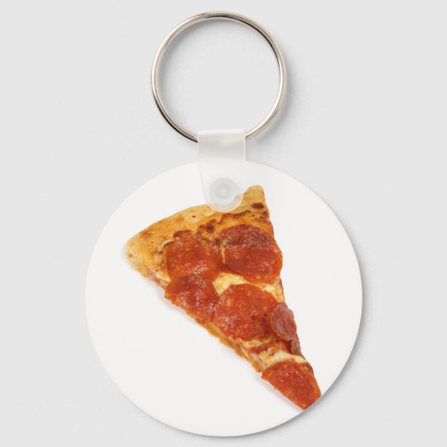 Pizza Slice - A Slice Of Pizza Keychain (Front)