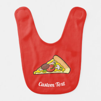Pizza Slice Baby Bib