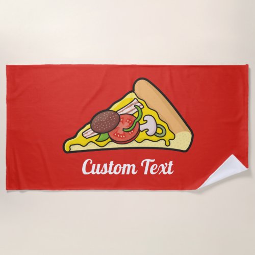 Pizza Slice Beach Towel