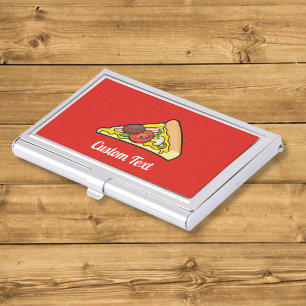 Pizza Slice Business Card Case