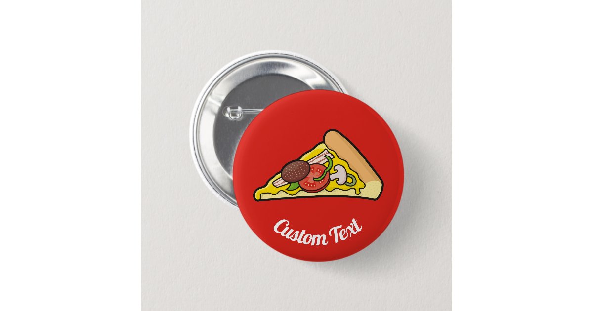 Save Pizza for BIGFOOT w/Slice - Button