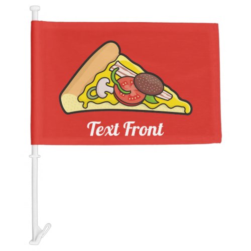 Pizza slice car flag