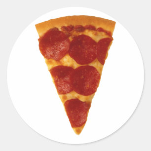Pizza Slice Classic Round Sticker