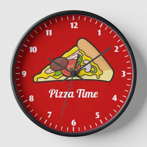 Pizza Slice Clock