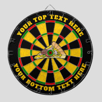 Pizza Slice Dartboard with Custom Text