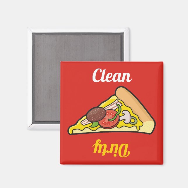 Pizza Slice Dishwasher Magnet (Front/Back)