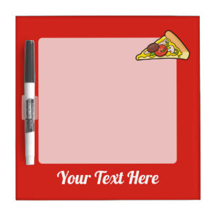 Pizza slice dry erase board