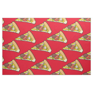 Pizza slice fabric