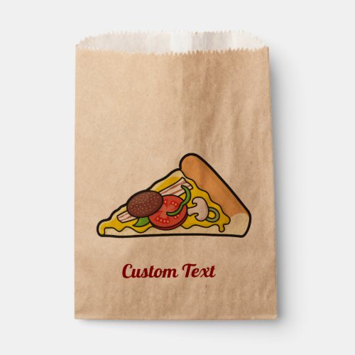 Pizza Slice Favor Bag