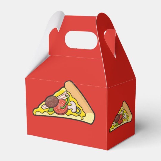 Download Pizza slice favor box | Zazzle.com