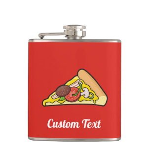 Pizza slice flask