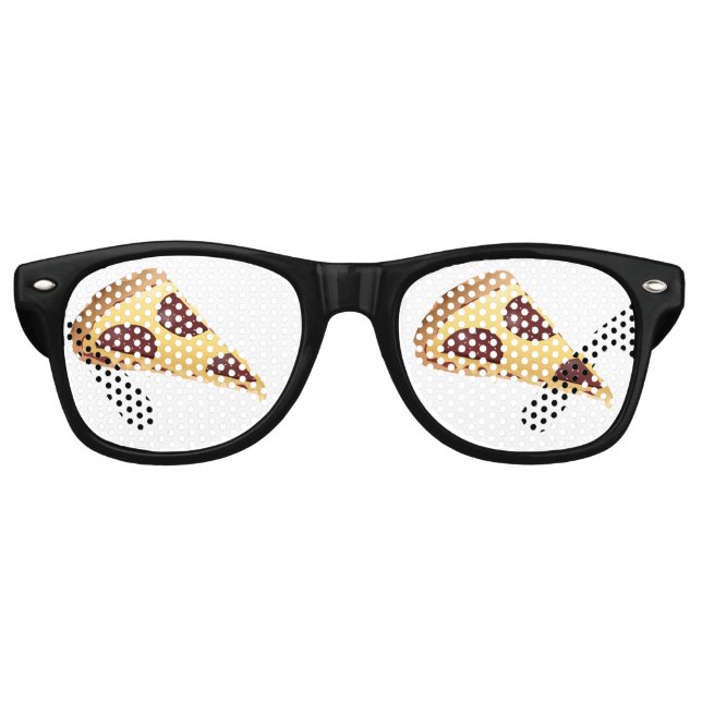 PIZZA SLICE FUNNY SUNGLASSES  (Front)