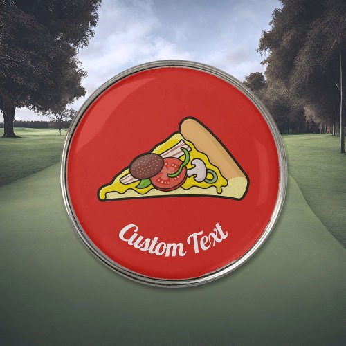 Pizza Slice Golf Ball Marker