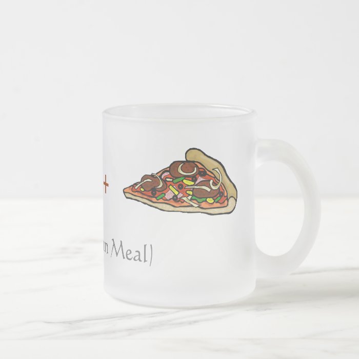 Pizza Slice   Italian Meal Funny Beer Mug