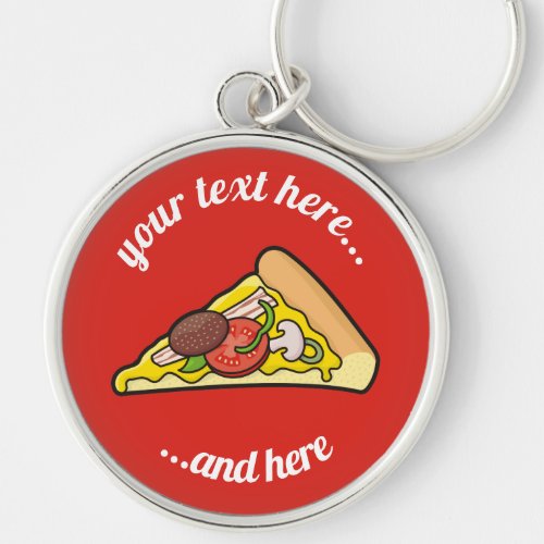 Pizza Slice Keychain