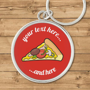 Pizza Slice Keychain