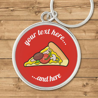 Pizza Slice Keychain