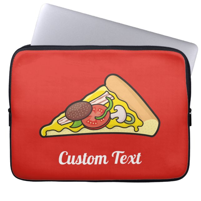 Pizza Slice Laptop Sleeve (Front)