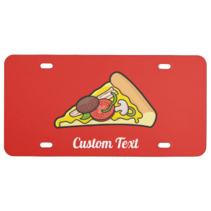 Pizza Slice License Plate