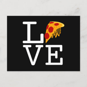 Pizza Slice Love Postcard