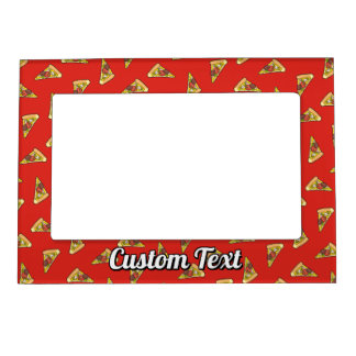 Pizza slice magnetic frame