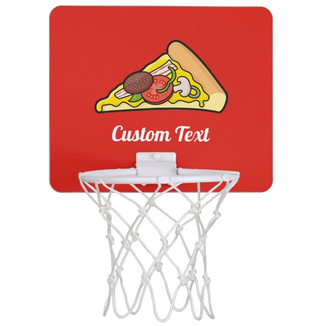 Pizza slice mini basketball hoop (Front)